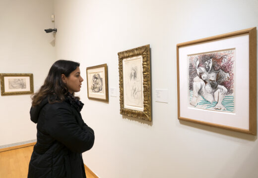 A exposición “Picasso branco no redordo azul” da Xunta amplía o seu horario de visitas o Xoves e Venres Santo